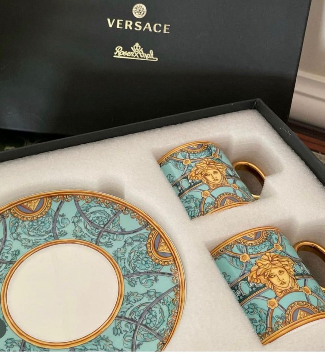  Versace Tea set of two cups - Image 2 of 2